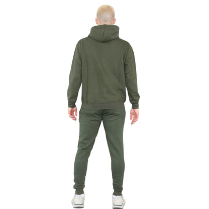 Elevate Your Workout with the MYT Men's Fleece Pullover Tracksuit – Stylish Hoodie & Joggers Set