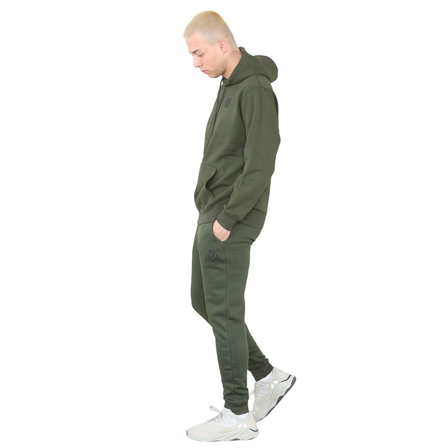 Elevate Your Workout with the MYT Men's Fleece Pullover Tracksuit – Stylish Hoodie & Joggers Set