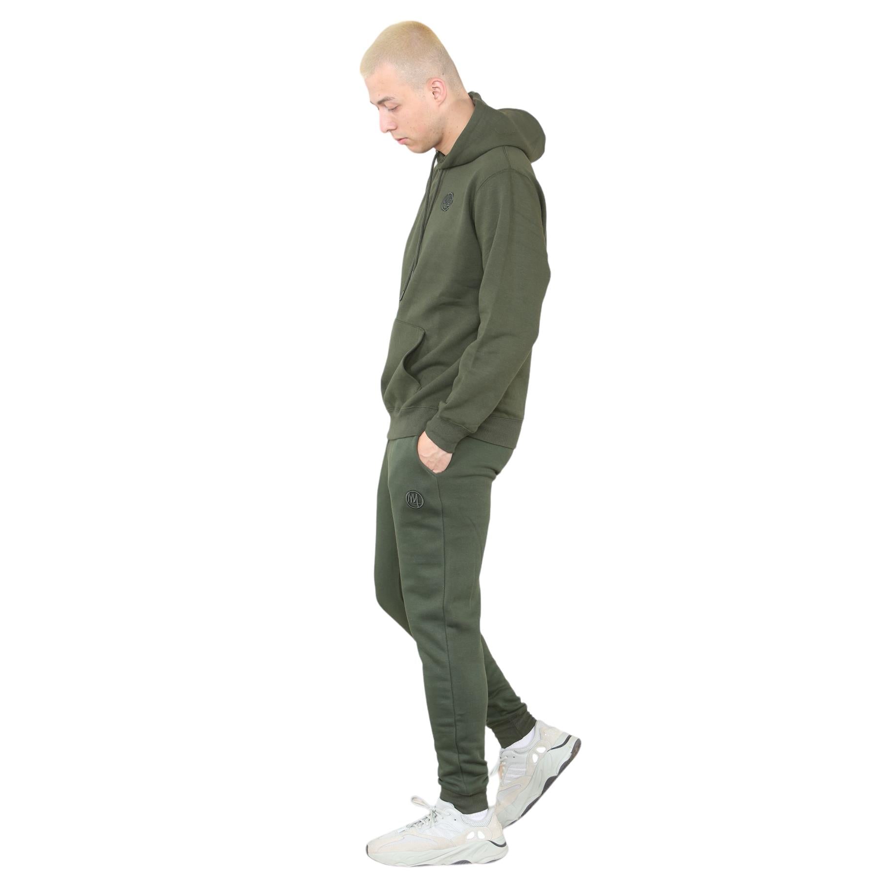 Elevate Your Workout with the MYT Men's Fleece Pullover Tracksuit – Stylish Hoodie & Joggers Set