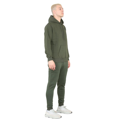Elevate Your Workout with the MYT Men's Fleece Pullover Tracksuit – Stylish Hoodie & Joggers Set