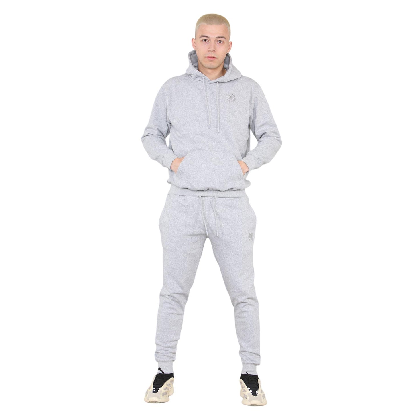 Elevate Your Workout with the MYT Men's Fleece Pullover Tracksuit – Stylish Hoodie & Joggers Set